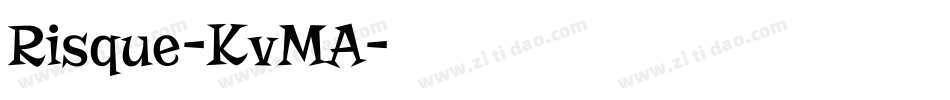 Risque-KvMA字体转换