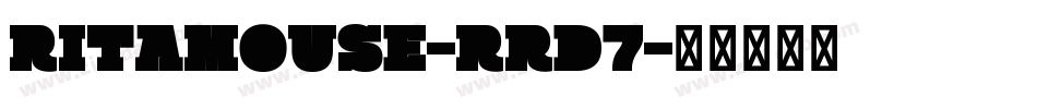 RitaMouse-rRD7字体转换