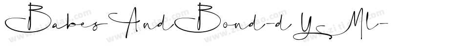 BabesAndBond-dYMl字体转换