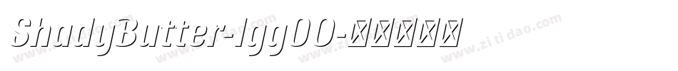 ShadyButter-lggO0字体转换
