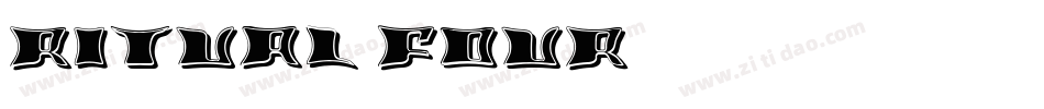 Ritual-Four字体转换