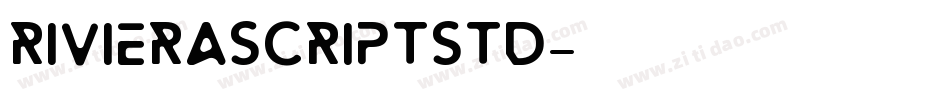 RivieraScriptStd字体转换