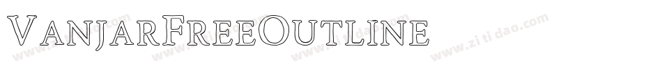 VanjarFree-Outline字体转换