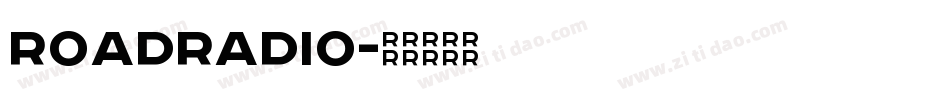 RoadRadio字体转换