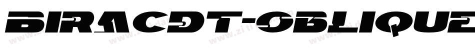 BiracDT-Oblique字体转换