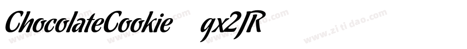 ChocolateCookie-gx2JR字体转换