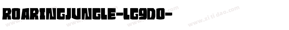 RoaringJungle-lg9d0字体转换