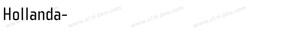 Hollanda字体转换