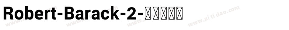 Robert-Barack-2字体转换