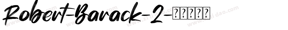 Robert-Barack-2字体转换