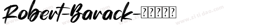 Robert-Barack字体转换