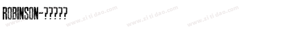 Robinson字体转换