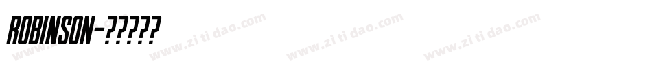 Robinson字体转换