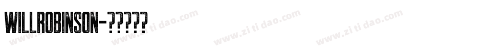 WillRobinson字体转换