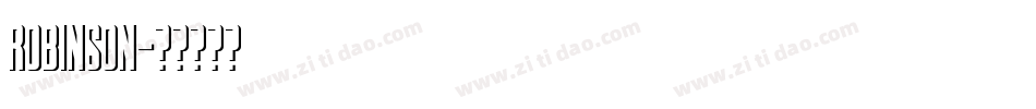 Robinson字体转换