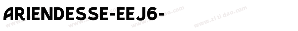 Ariendesse-eeJ6字体转换