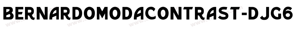 Bernardomodacontrast-dJG6字体转换