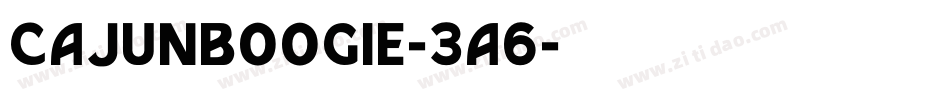 CajunBoogie-3A6字体转换