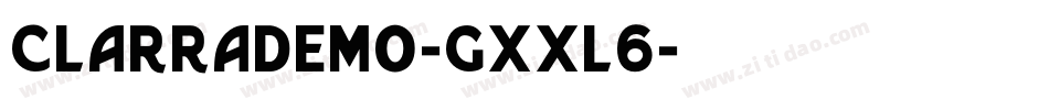 ClarraDemo-gxxL6字体转换