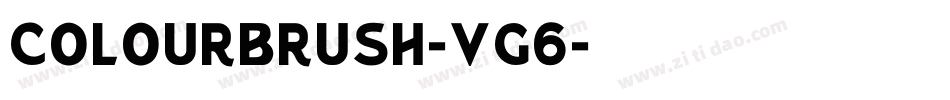 ColourBrush-VG6字体转换
