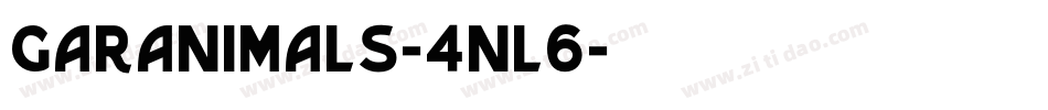 Garanimals-4nL6字体转换