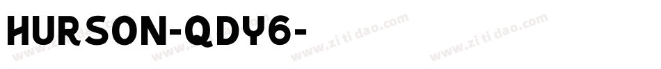 Hurson-qdy6字体转换