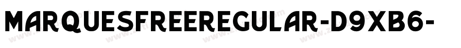 MarquesfreeRegular-d9xB6字体转换