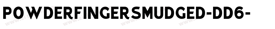 PowderfingerSmudged-dd6字体转换