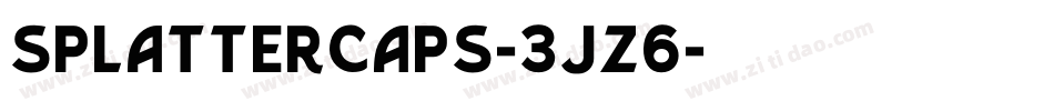 SplatterCaps-3jZ6字体转换