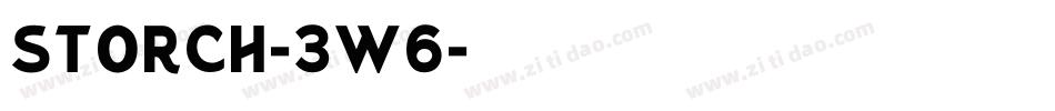 Storch-3w6字体转换