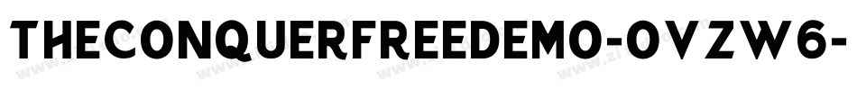 Theconquerfreedemo-OVZW6字体转换