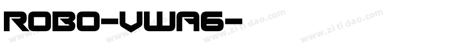 Robo-VWa6字体转换