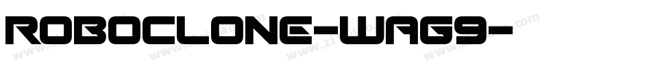 RoboClone-wag9字体转换