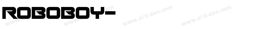 Roboboy字体转换