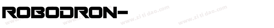 Robodron字体转换