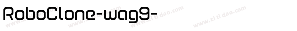 RoboClone-wag9字体转换