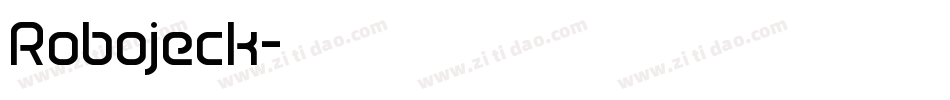 Robojeck字体转换