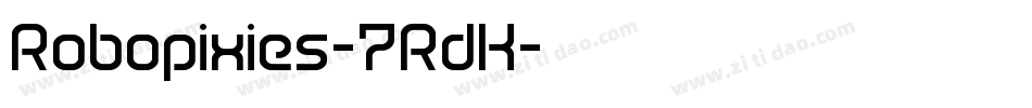 Robopixies-7RdK字体转换
