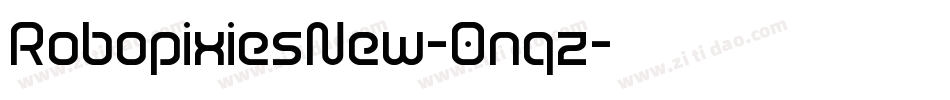 RobopixiesNew-0nqz字体转换