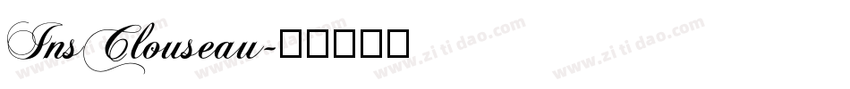 InsClouseau字体转换