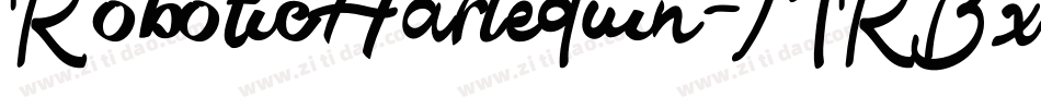 RoboticHarlequin-MRBx字体转换