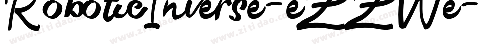 RoboticInverse-eZZWe字体转换