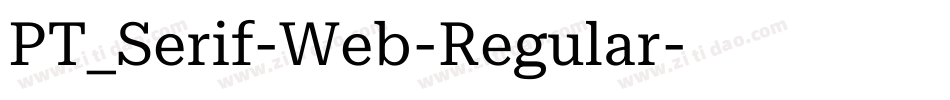 PT_Serif-Web-Regular字体转换