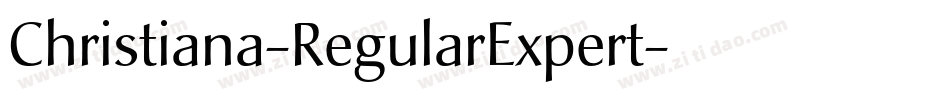 Christiana-RegularExpert字体转换