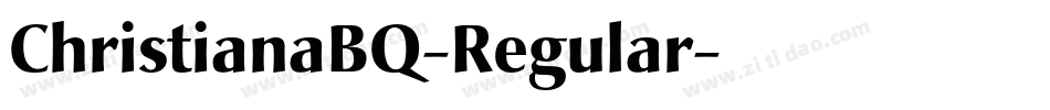 ChristianaBQ-Regular字体转换