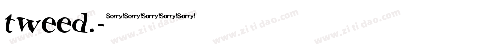 tweed.字体转换