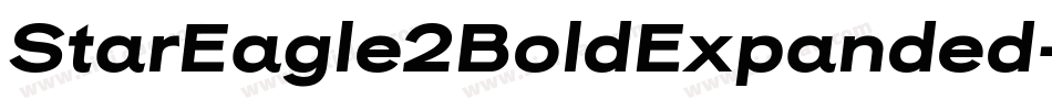 StarEagle2BoldExpanded-nqj0字体转换