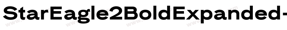 StarEagle2BoldExpanded-nqj0字体转换