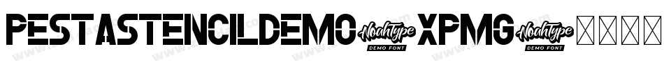 PestaStencilDemo-Xpmg字体转换