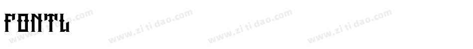 FONTL字体转换